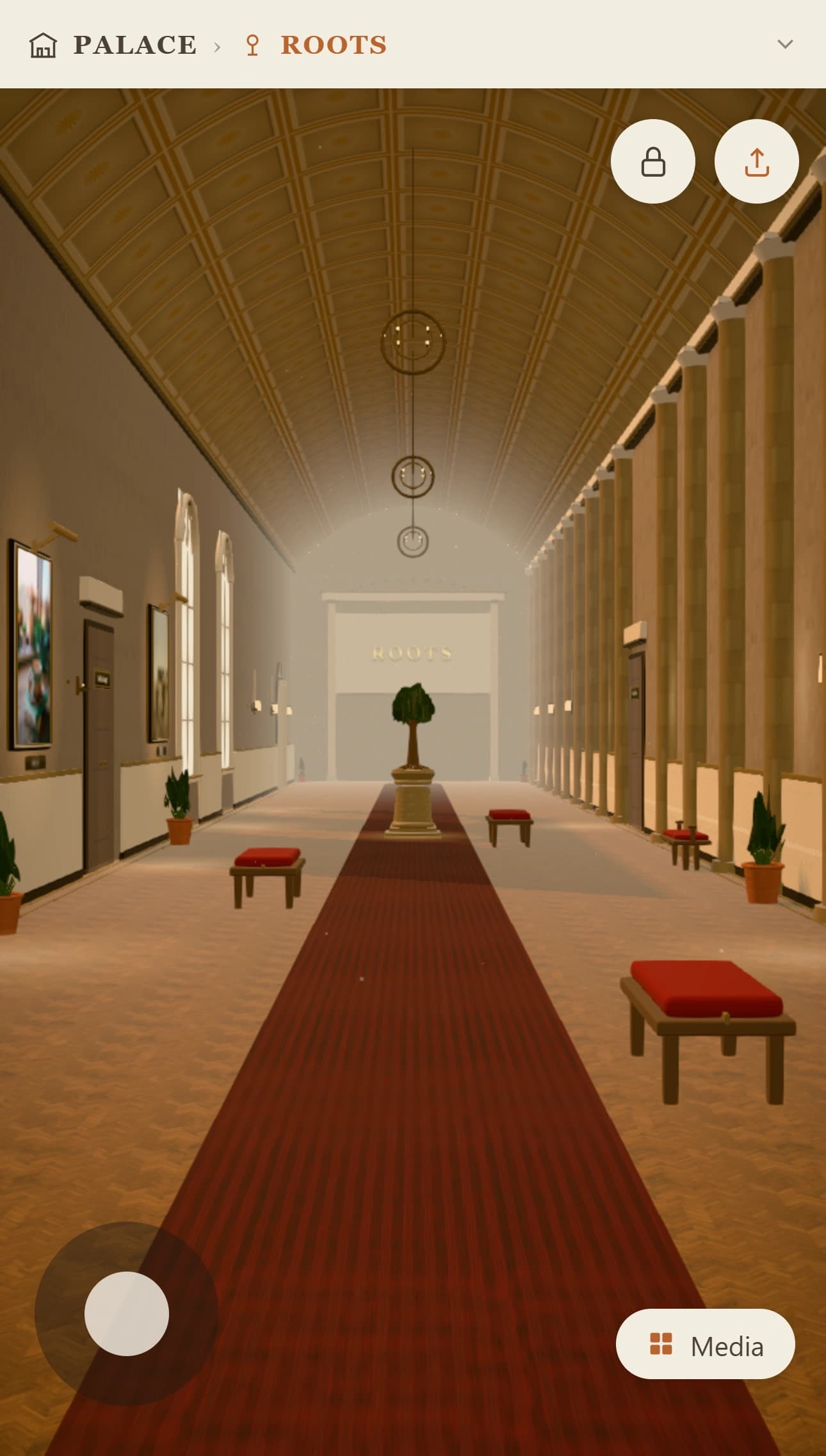 Bildschirmfoto aus der Memory-Palace-App 2/7