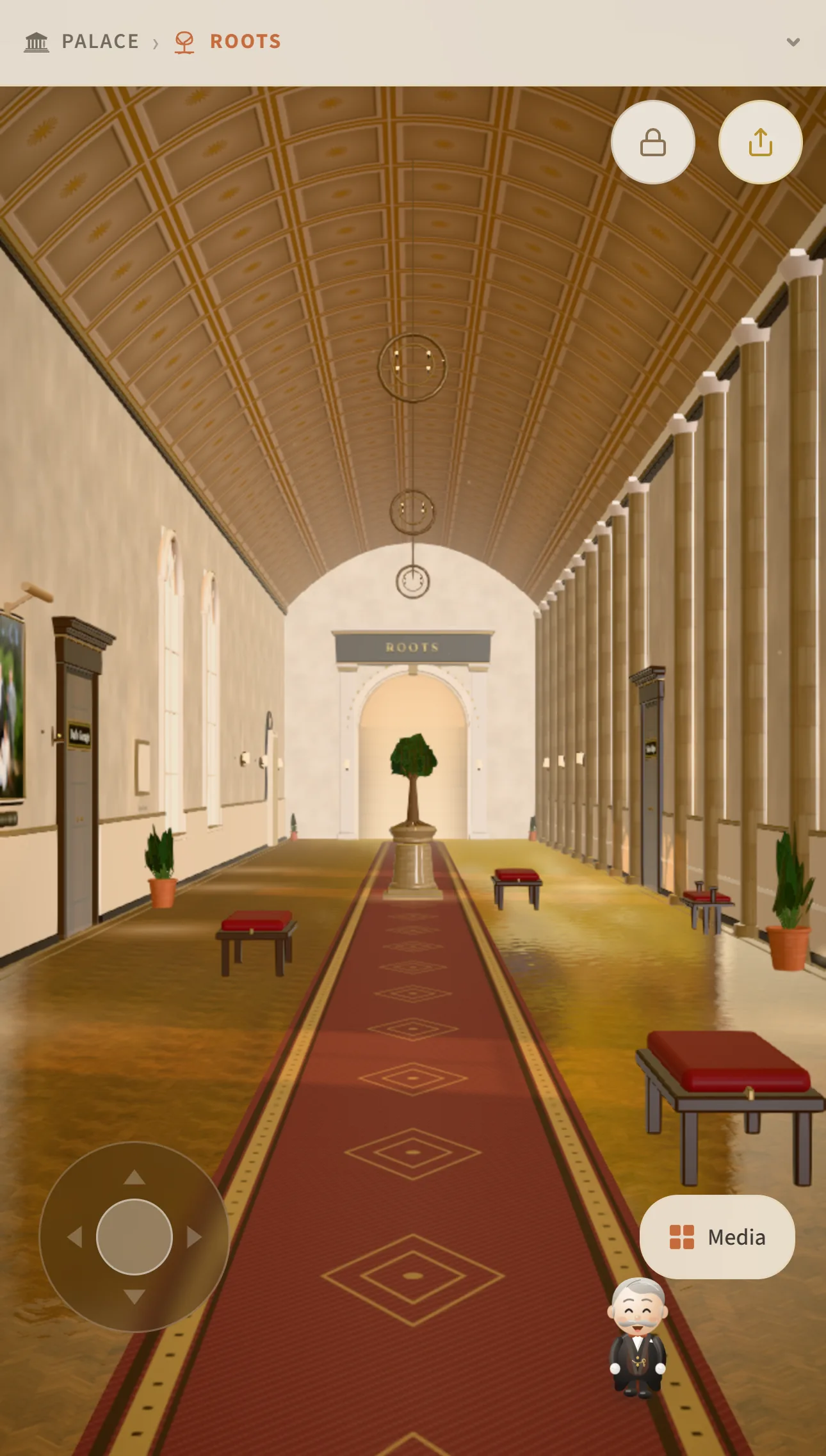 Bildschirmfoto aus der Memory-Palace-App 2/7