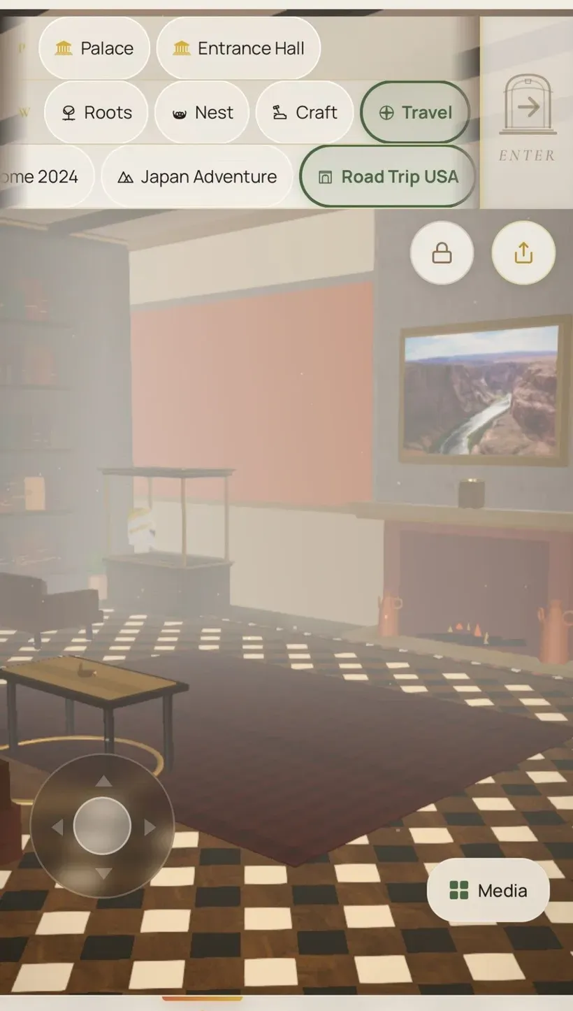 Screenshot from The Memory Palace app 3/7