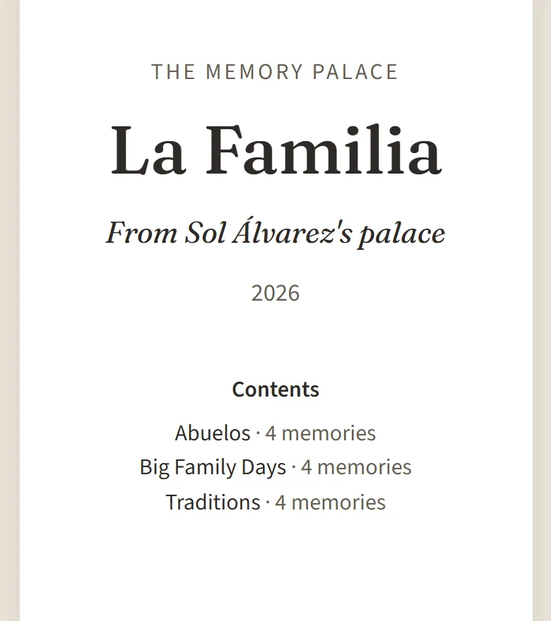 The book of a wing: title page and contents